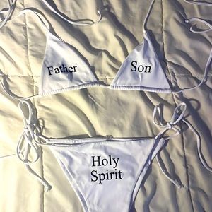 Brand new Praying Sold out bikini set 💕